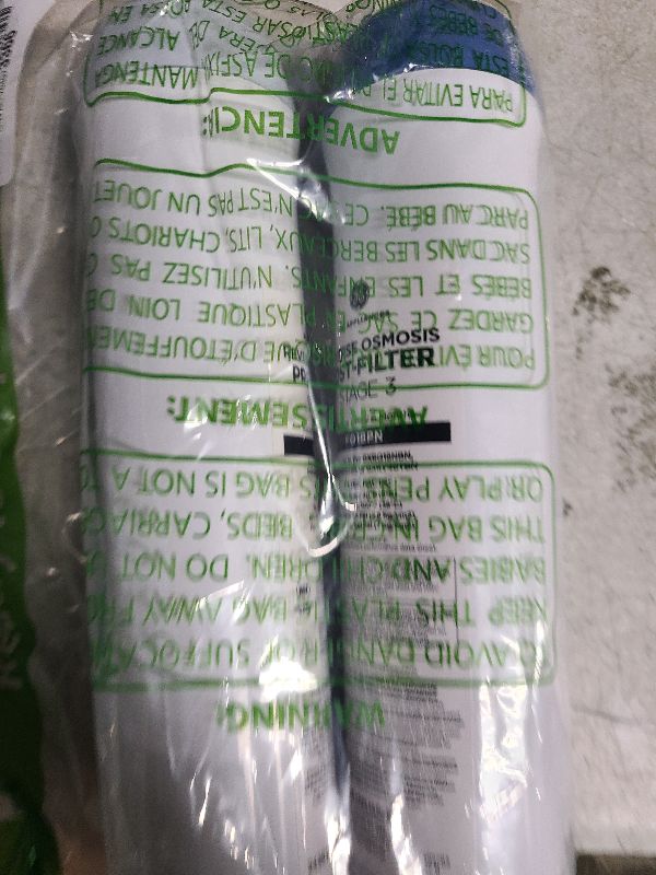Photo 1 of GE Pre & Post Filter Set Compatible with Select GE Under Sink Filtration Systems Including GXRQ18NBN, GNRQ18NBN, GXRV40TBN | Replace Every 6 Months | FQ18PN