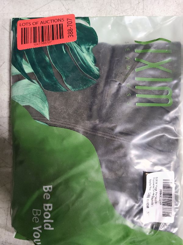 Photo 1 of SIXIM Seamless High Waist Yoga Pants with Pockets, Scrunch Butt Workout Running Yoga Leggings for Women(Olive-Green/M)