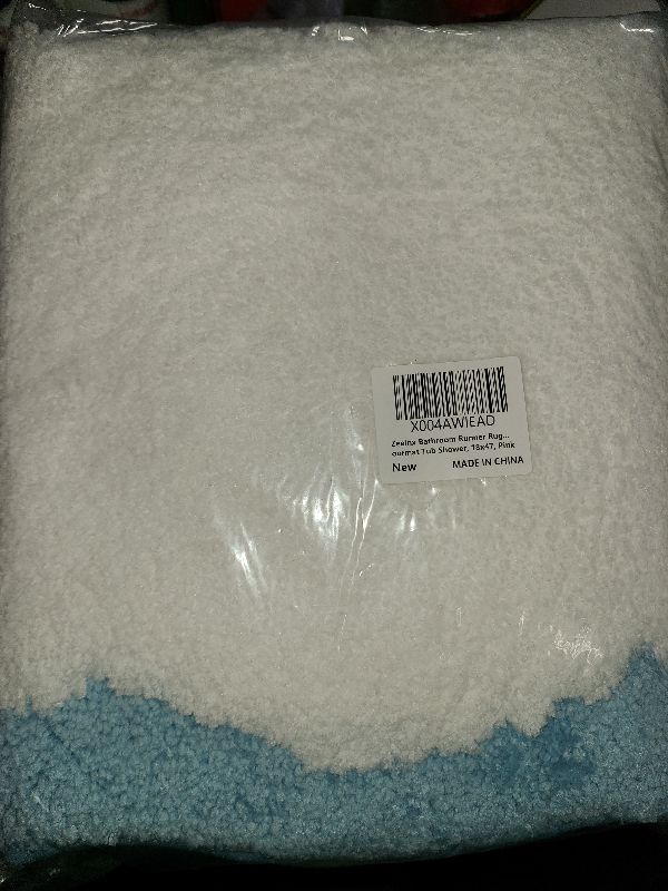 Photo 1 of Zeeinx Bathroom Runner Rug 24 x 60 Inch Long Bathroom Rugs Non Slip Absorbent Bath Mats for Bathroom Machine Washable Floor Mats for Bathroom Doormat Tub Shower?Blue