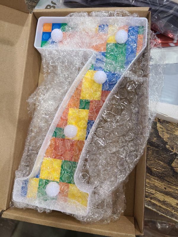 Photo 1 of Baquler Building Block Light up Number Birthday Decoration Sign Marquee LED Numbers for Party Lighted Building Block Theme Birthday Party Supplies 8.58''(Number 7)