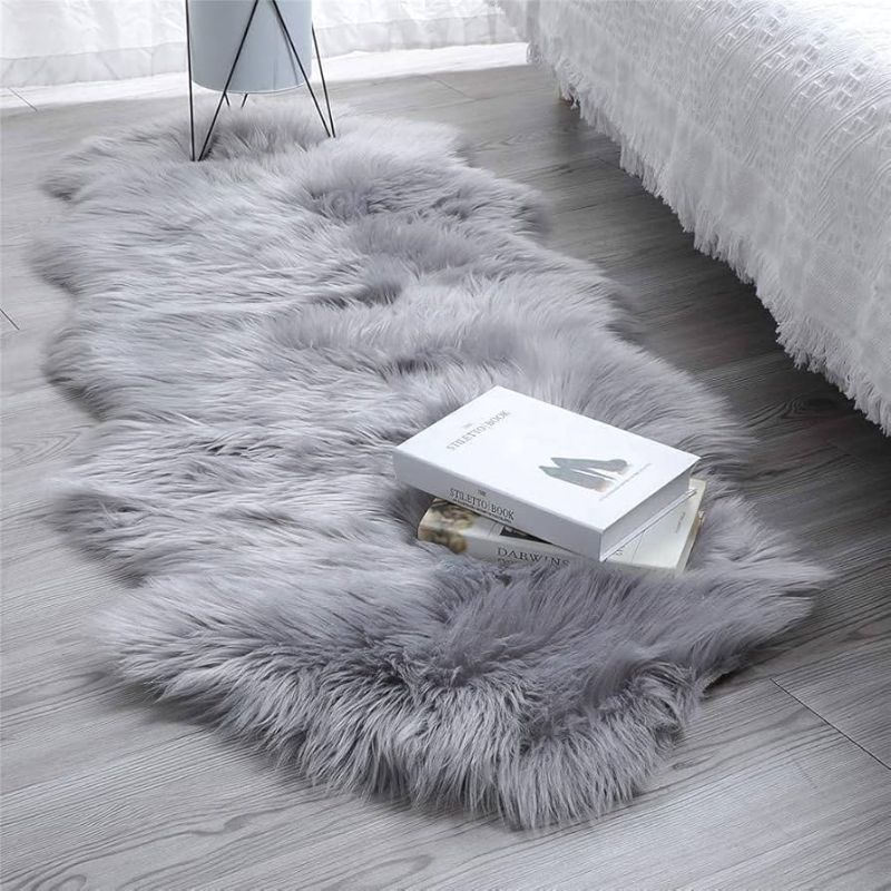 Photo 1 of EasyJoy Ultra Soft Area Rug 2 x 3 LIGHT GREY