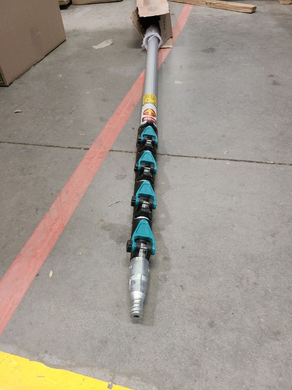 Photo 1 of TelesPro 7-30FT Telescoping Pole Lightweight Aluminum with Universal Twist-on Tip Ideal for Painting,Dusting,Window Cleaning,Tree Sawing