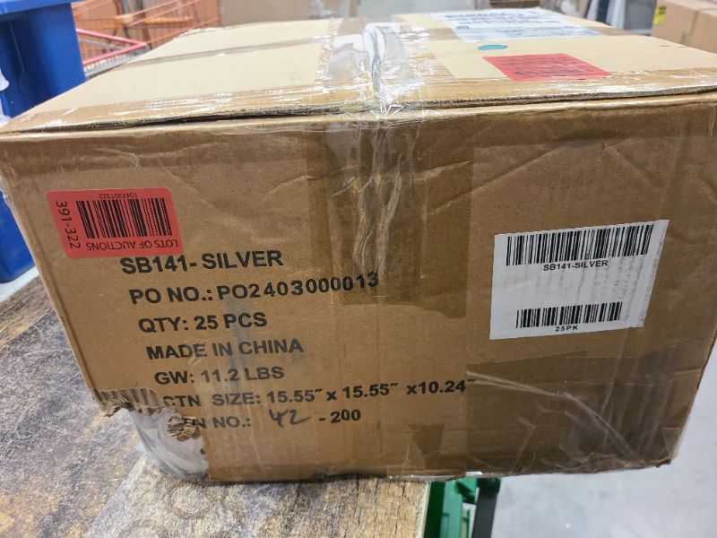 Photo 1 of 25 Pack Silver Travel Cups - F Logo