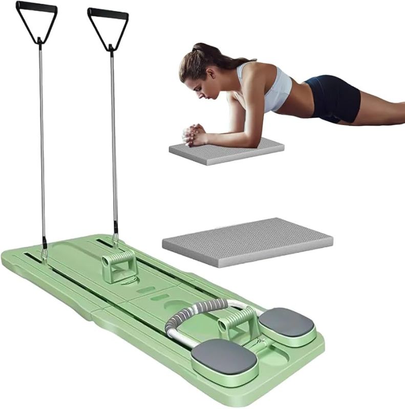 Photo 1 of Pilates Reformer Machine With Adjustable Resistance Bands