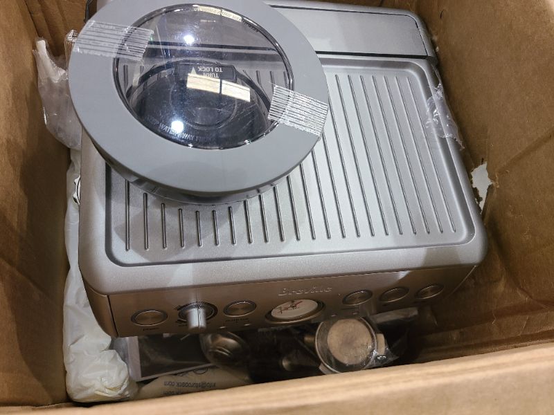 Photo 1 of Breville Barista Express Espresso Machine, One Size, Brushed Stainless Steel