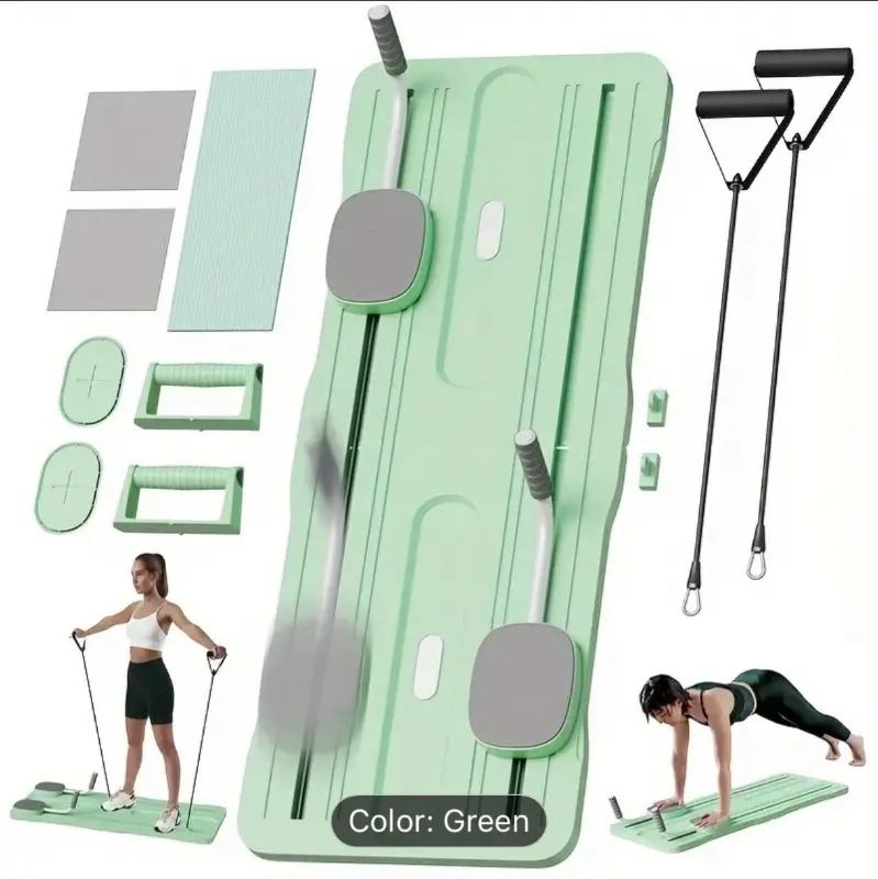 Photo 1 of Pilates Reformer Machine With Adjustable Resistance Bands