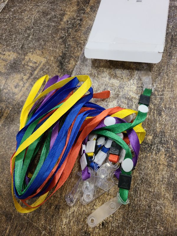 Photo 1 of 10 Pieces Science Name Badge Science Decorations Party Lanyards Scientist Theme for School Party