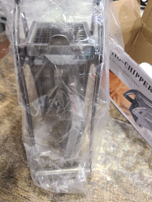 Photo 1 of Nikou French Fry Cutter, Professional Potato Cutter Stainless Steel Includes 2 Blade Size Cutter Options and No-Slip Suction Base for Potatoes Carrots Cucumbers