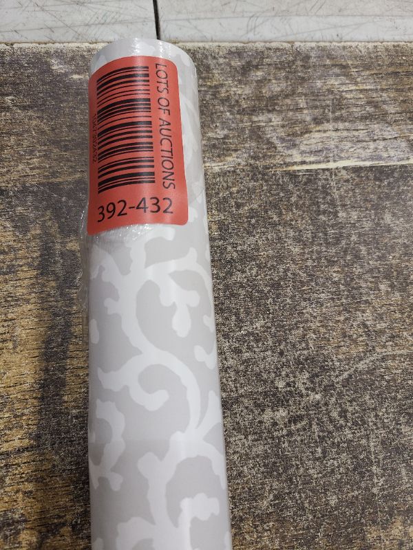 Photo 1 of RoomMates RMK12604PL Savoy Peel and Stick Wallpaper, Grey