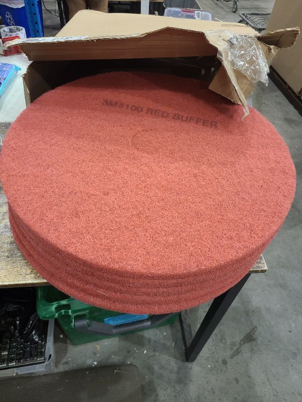 Photo 1 of 3M Red Buffer Pad 5100, 23 in