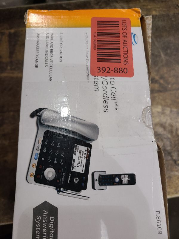 Photo 1 of AT&T TL86109 DECT 6.0 4-Line Expandable Corded/Cordless Phones with Bluetooth Connect to Cell, Answering System and Base Speakerphone