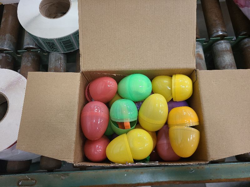 Photo 1 of 24 Pack Prefilled Easter Eggs with Animal Pop Fidget Toys Inside, Easter Basket Stuffers, Easter Eggs Fillers,Easter Party Favors for Kids