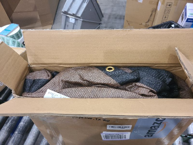 Photo 1 of 10x15 Multi-Purpose Silver/Brown Heavy Duty DRY TOP Poly Tarp (10'x15')