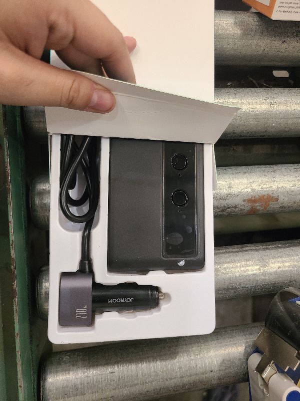 Photo 1 of 9 in 1 Cigarette Lighter Splitter, JOYROOM 210W Cigarette Lighter Adapter with PD/QC 3.0 * 2 Charge(3.3FT Cable), 12V/24V Independent Switches DC Cigarette Outlet Car Charger for All Car Devices