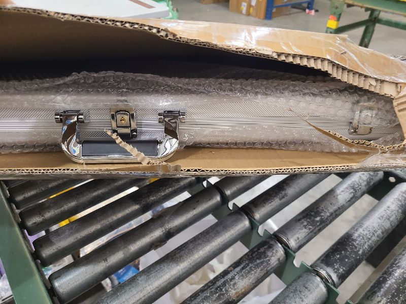 Photo 1 of Aluminum Glass Display Case for Cards, 2 Pack XL Large Table Top Display Case with Lock, Portable Trade Show Display Case for Jewelry MTG Cards Collectible Cards.