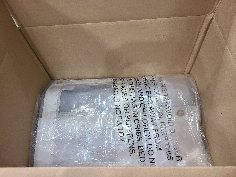 Photo 1 of 5' x 7' Clear Vinyl Tarp - Super Heavy Duty 20 Mil Transparent Waterproof PVC Tarpaulin with Brass Grommets - for Patio Enclosure, Camping, Outdoor Tent Cover, Porch Canopy - by Xpose Safety