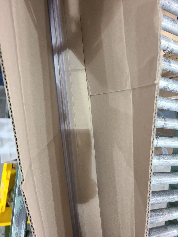 Photo 1 of 78" Sliding Shower Door Side Seal Strip for 1/4" Framelss Sliding Glass Door or Swing Door, Shower Door Side Seal with 3/5" Flip (2X39")