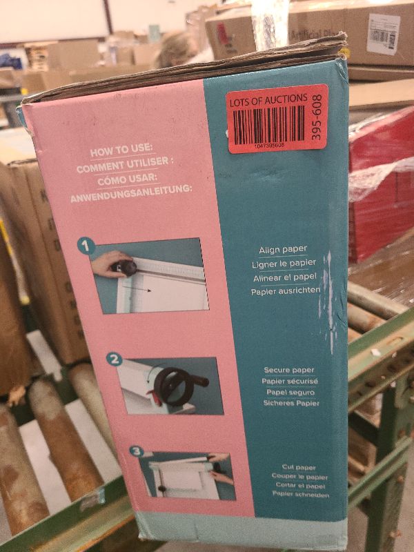 Photo 1 of We R Makers Cinch Stack Cutter, Heavy Duty Guillotine Paper Cutter for 1” Thick Stacks, Precision Alignment, Easy Operation, Paper Cutter Guillotine for Scrapbooking, Card Making, and Crafting