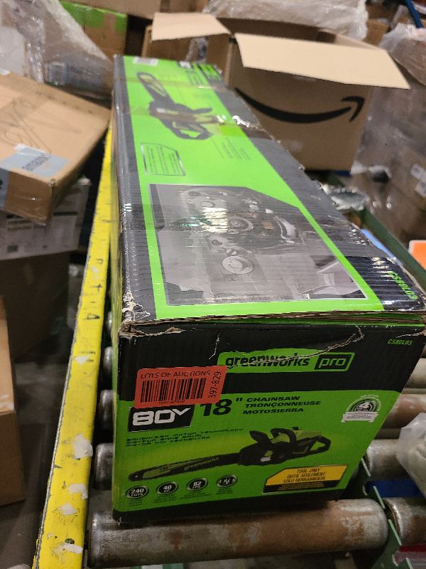 Photo 1 of Greenworks 80V 18" TruBrushless™ Chainsaw, Tool Only (Gen 2)