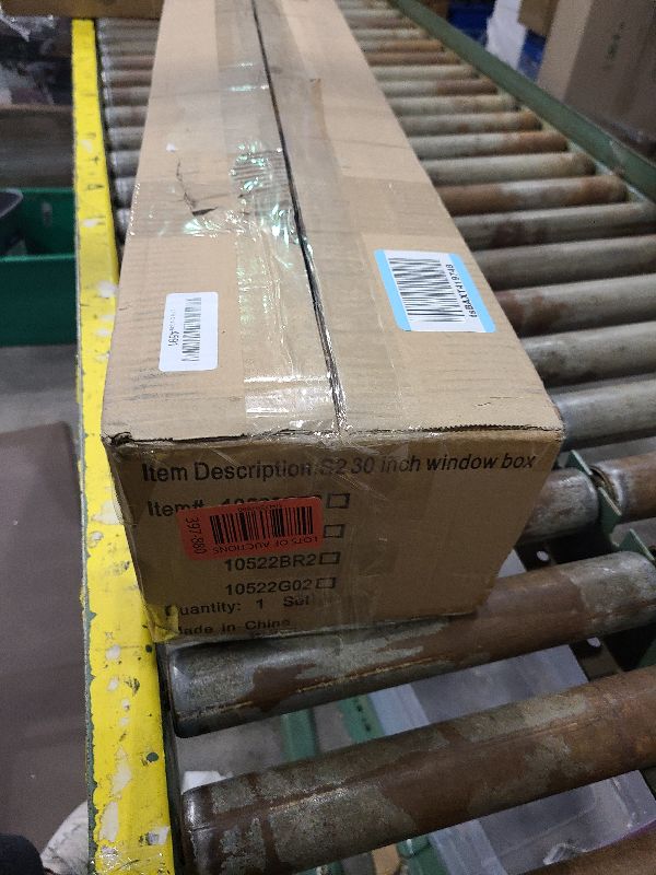 Photo 1 of Window Boxes Planters: 2 Pack 30 Inch Railing Planter Box with Adjustable Brackets for Porch Fence Patio Balcony Hanging Flower Baskets with Coco Liners for Outdoor Garden Decor - Bronze