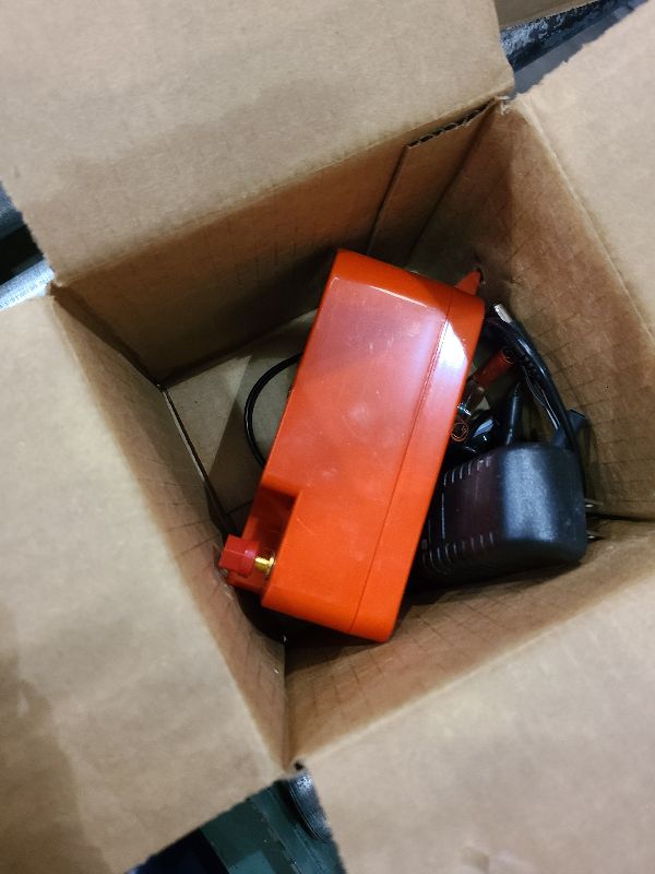 Photo 1 of 10KM 2J Portable Electric Fence Energizer, Waterproof Fence Charger for Livestock Cattle Horse, AC or Battery Powered, Alarm Function
