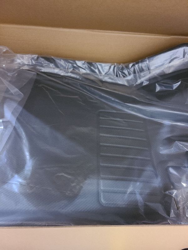 Photo 1 of  Spigen WeatherBloc Floor Mats Set Designed for Tesla Cybertruck Accessories 2025/2024/2023 with Non-Slip Sliplock Weatherproof Technology (Custom Fit)
