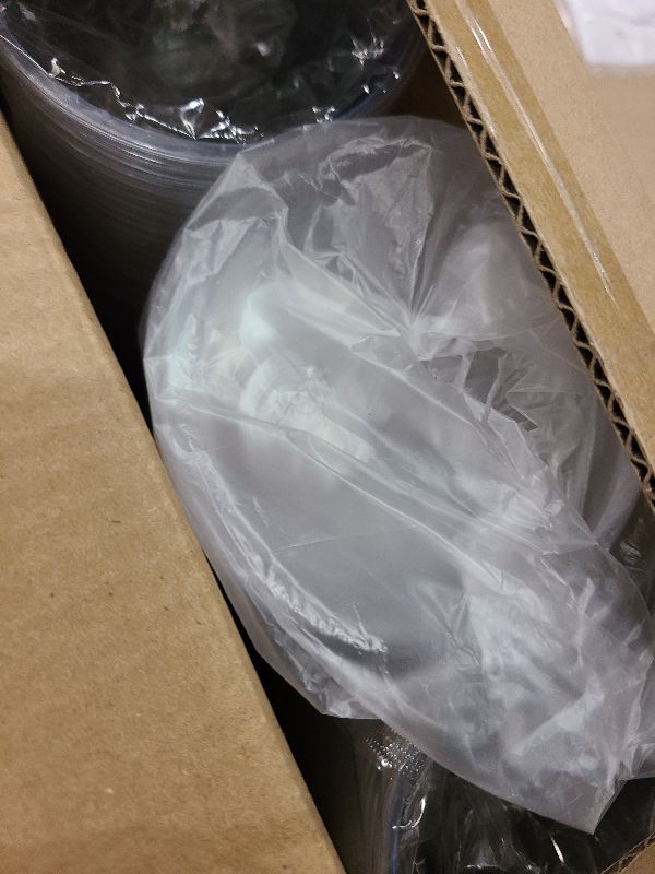 Photo 1 of 100 Pack 24 oz Clear Plastic Cups with Strawless-Sip-Lids, Disposable Cups Plastic Iced Coffee Cups, To Go Cups with Sip Through Lids for Smoothie, Milkshake, Cold Drinks for Party, Wedding, Event