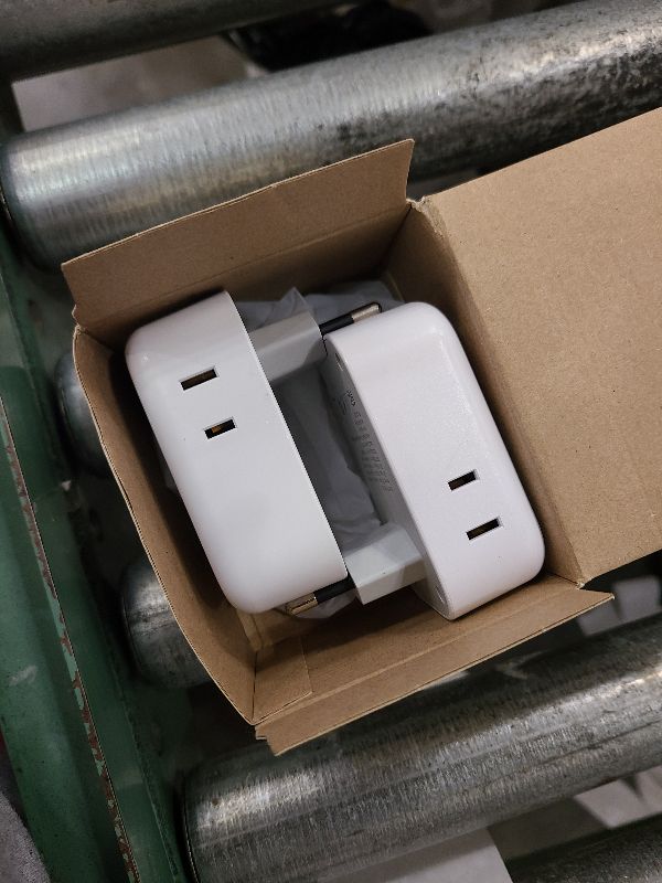 Photo 1 of 2 Pack European Plug Adapter USB C, TESSAN US to Europe Adapter 4 Outlets 3 USB Charger, Type C International Power Adaptor to Italy Spain France Portugal Iceland Germany, Europe Travel Essentials