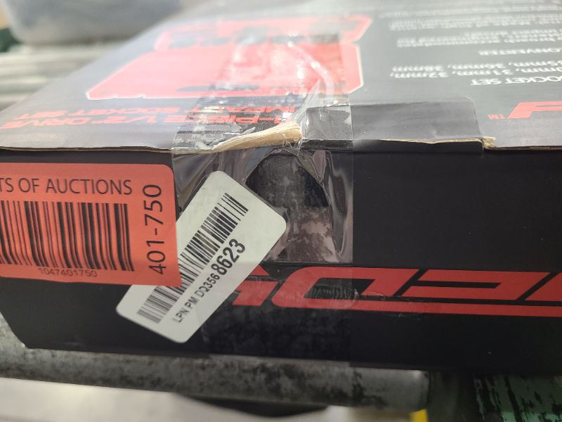Photo 1 of 1/2 Drive Deep Impact Socket Set: 11-Piece Metric Size Wheel Axle Nut Wrench Metric Large Jumbo 27mm 29mm 30mm 31mm 32mm 33mm 34mm 35mm 36mm 38mm Spindle Joint High Torque Truck Bearing Locknut