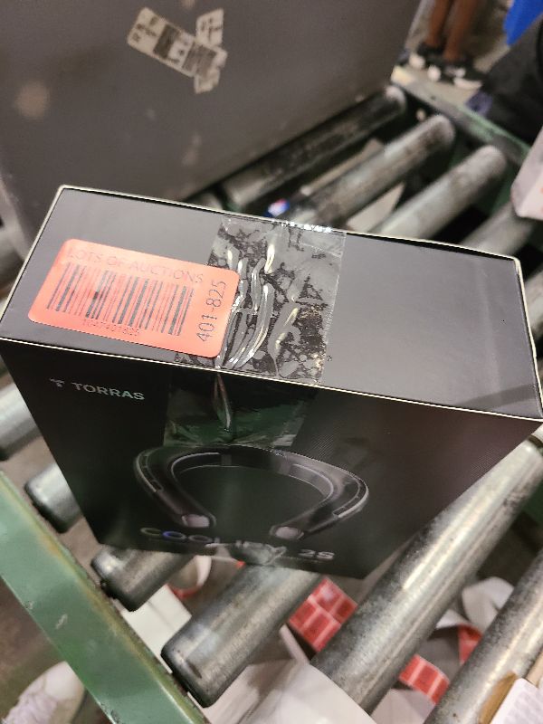 Photo 1 of **MISSING CHARGER**
TORRAS COOLiFY 2S Neck Fan [2025 Upgraded], 28H Extended Battery Life, Neck Fans that Blow Cold Air, Neck Air Conditioner, Cooling Neck Fan for Work,Hiking,Travel. Gifts for Dad Husband Father, Black