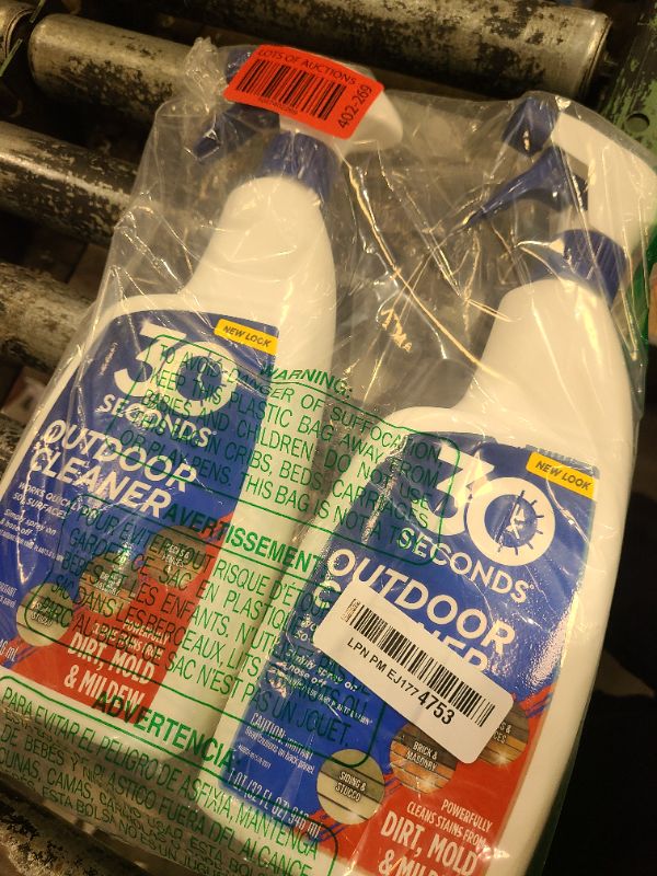 Photo 1 of 30 SECONDS Outdoor Mold & Mildew Stain Remover Spray | Ready To Use | 32 fl. oz. | 2 Pack