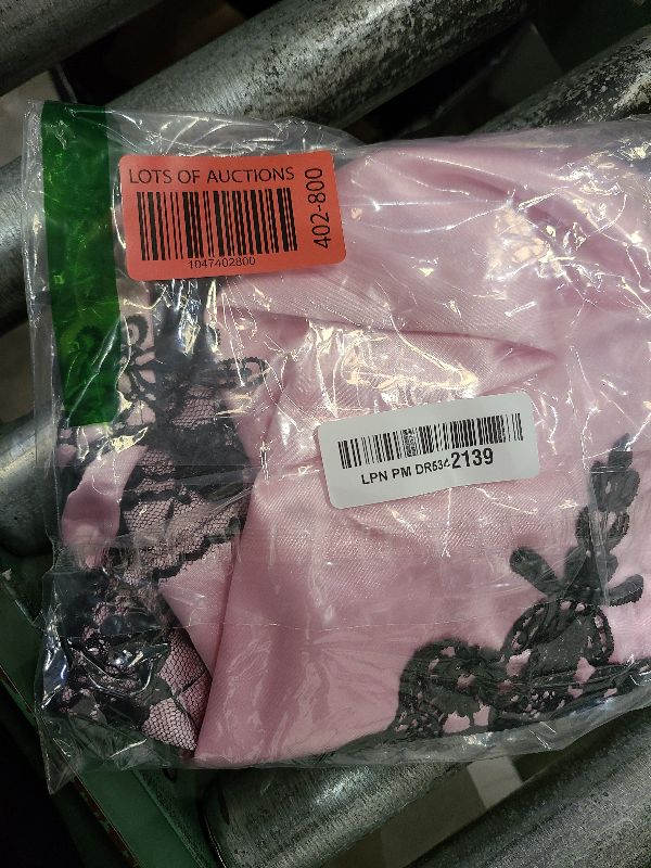 Photo 1 of 13 Going on 30 Cosplay Costume Jenna Rink Pink Slip Dress Bodycon Mini Dress Lace Trim Sexy Lingerie Nightdress-S