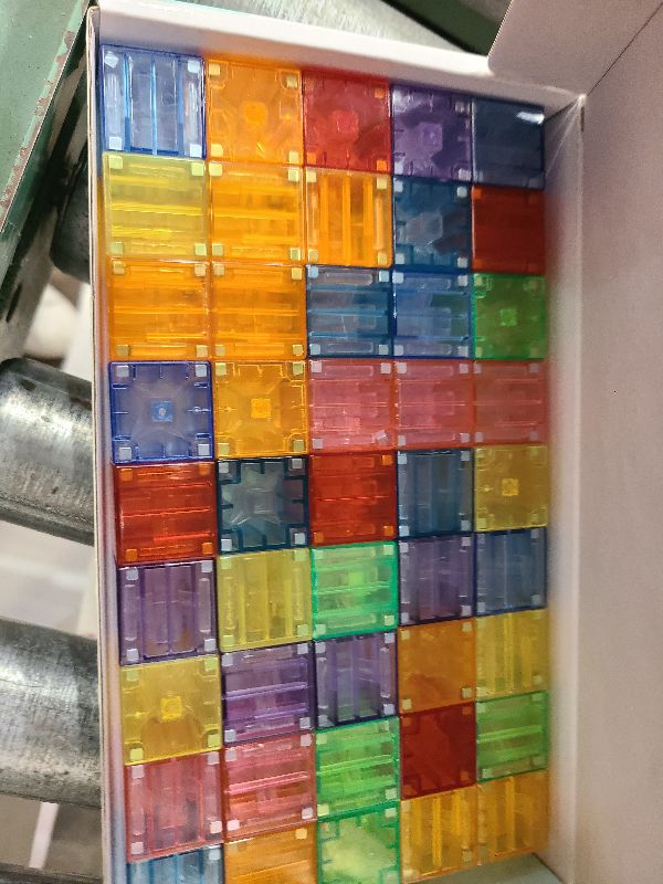 Photo 1 of 45PCS Magnetic Blocks - Transparent Magnet Cubes, Toddler Building Blocks, Sensory Autism Gifts for Kids Ages 3+, Preschool Travel Toys for 3-5 Year Old Boys and Girls