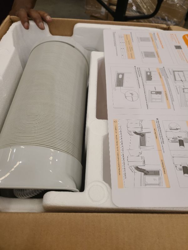 Photo 1 of 14000 BTU Portable Air Conditioners for Room up to 700 Sq. Ft, 3-IN-1 Portable AC Unit with Fan Dehumidifier, Drainage-free Cooling, 48 dB Quiet Sleep Mode, 24H Timer, Auto Swing, Windows Kit Included