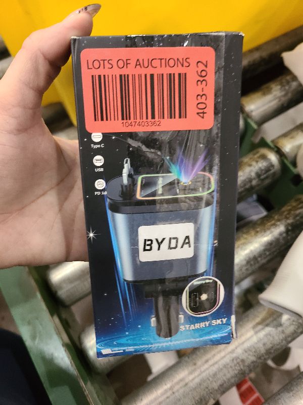 Photo 1 of 4 in 1 Retractable USB C Car Charger,69W with Starry Light,Fast Charging for iPhone 16/15/14/13/12,iPad,Android,Galaxy,Pixel,Cigarette Lighter Adapter (Lightning+USB-C)