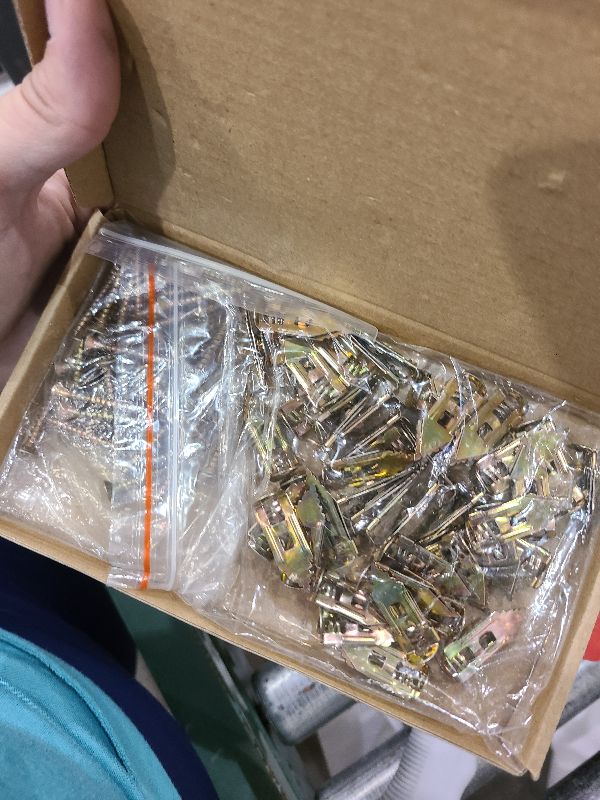 Photo 1 of 50 Pcs Self Drilling Drywall Anchors with Screws Kit, Zinc Plated Steel Wall Anchors and Self Tapping Screws Heavy Duty, No Drill Or Holes in Wall, for TV, Shelf Straps, Bike, Cabinets
