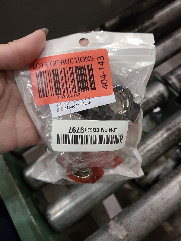 Photo 1 of 2PCS Battery Terminal Connectors with 3 Way -12V Automotive Top Post Battery Wire Cable Terminals Clamp Connectors Kit, Universal Positive and Negative Set, Copper Plate with 3 Bolt for Car Van Boat