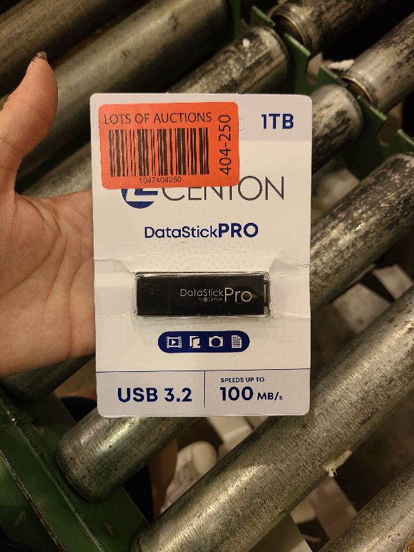 Photo 1 of 1TB DataStick Pro by Centon, USB 3.2 Gen1 Flash Drive Memory Stick for Storage and Backup