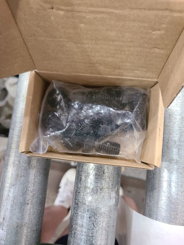Photo 1 of 1/2-13 x 1 Hex Head Cap Screws Hexagon Bolts, External Hex Drive, Stainless Steel 304, Fully Threaded, Black Oxide, 10 PCS
