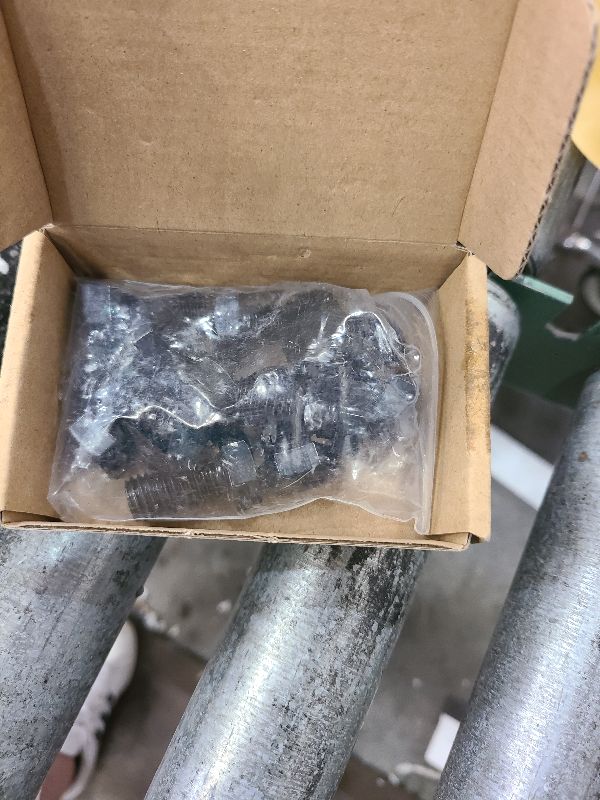 Photo 1 of 1/2-13 x 1 Hex Head Cap Screws Hexagon Bolts, External Hex Drive, Stainless Steel 304, Fully Threaded, Black Oxide, 10 PCS