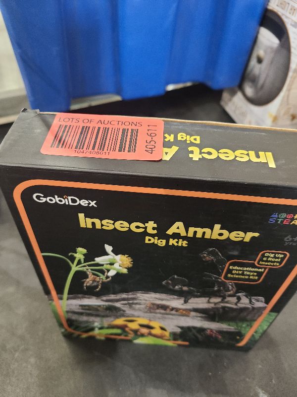 Photo 1 of GobiDex Amber Dig Kit-Artificial Insect Resin, Excavate 6 Insects Specimens, STEM Geographic Educational Bugs Toys, Excavation Toys for Fun Bugs Party Favors, Science Kits for Kids Age 6-8 8-12