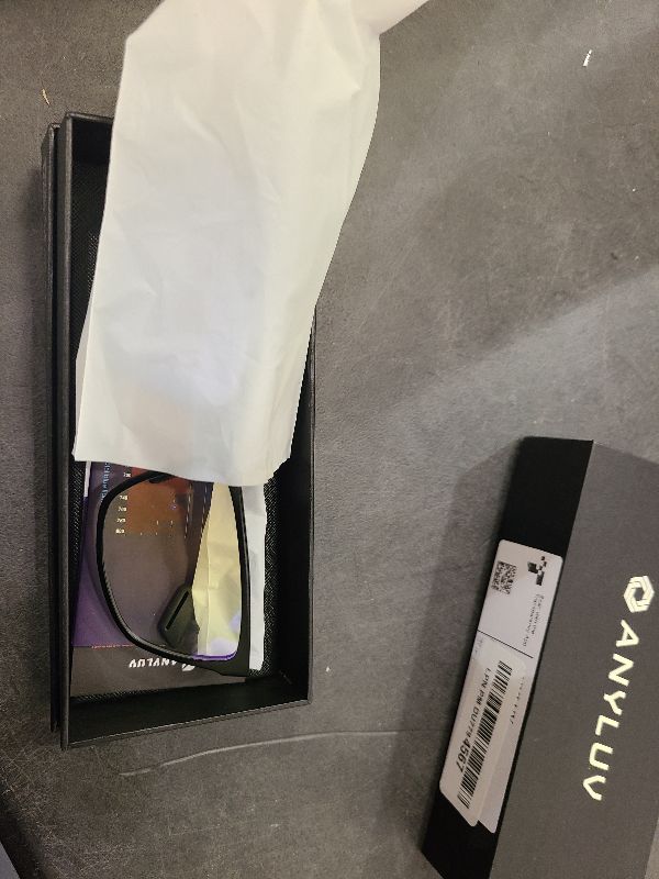 Photo 1 of ANYLUV Blue Light Blocking Glasses Men Computer Gaming Glasses Lightweight Al-Mg Metal Anti Eyestrain Eye Protection