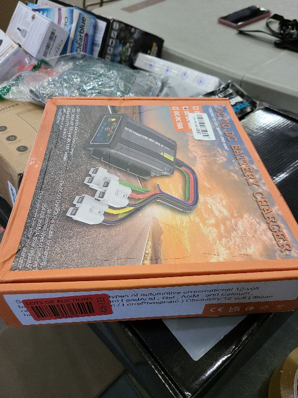 Photo 1 of IP68 DCDC 40A Charger with MPPT for 12V LiFePO4, Lead-Acid, SLA, Gel, AGM, Cal, Waterproof Battery Charger with Anderson Dual Input and One Output, Multi-Stage Charging for RV Camper Trailer Boat