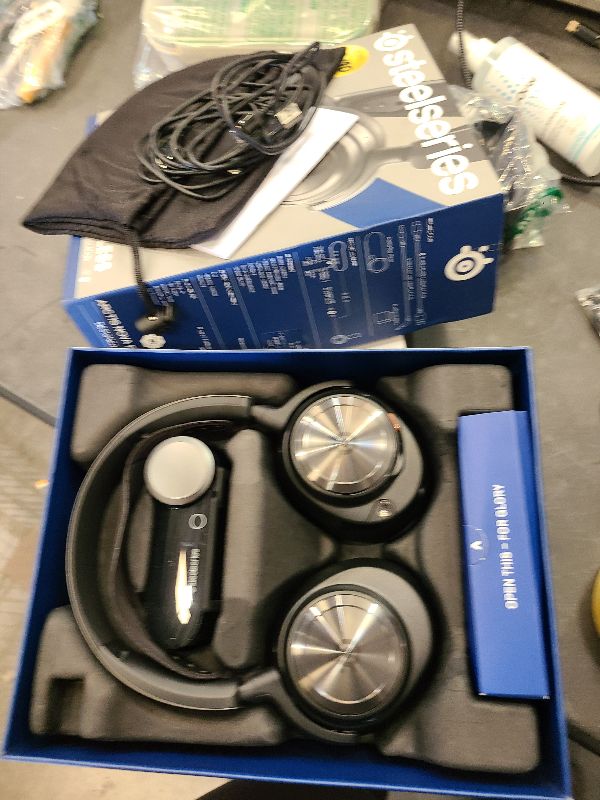 Photo 1 of SteelSeries Arctis Nova Pro Wireless Multi-System Gaming Headset - Premium Hi-Fi Drivers - Active Noise Cancellation - Infinity Power System - ClearCast Gen 2 Mic - PS5, PS4, PC, Switch, Mobile