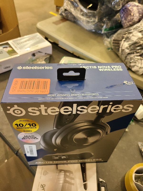 Photo 1 of SteelSeries Arctis Nova Pro Wireless Multi-System Gaming Headset - Premium Hi-Fi Drivers - Active Noise Cancellation - Infinity Power System - ClearCast Gen 2 Mic - PS5, PS4, PC, Switch, Mobile