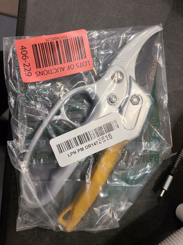 Photo 1 of MEPEREZ Germany Pruning Shears, Arthritis Weak Hand Snips, Work 3 Times Easier, 1-Inch Cut Capacity Garden Clippers, Ergonomic handle, Rust resistant, high strength steel, Sharp