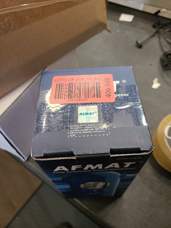 Photo 1 of AFMAT Electric Pencil Sharpener for Colored Pencils 7-11.5mm, Fully Automatic Pencil Sharpener, Robot Pencil Sharpener, Rechargeable Hands-Free Pencil Sharpener for Large Pencils, Home, Classroom