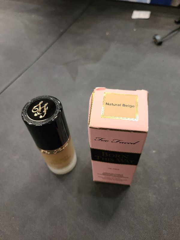 Photo 1 of Too Faced Born This Way Natural Finish Longwear Liquid Foundation | Medium-To-Full Coverage | Hydrating + Oil Free, 1 Fl Oz, Natural Beige