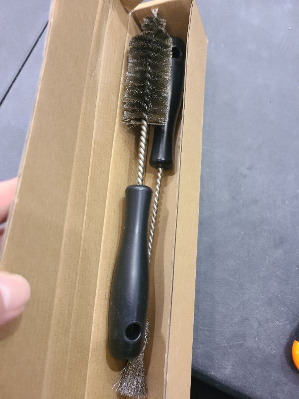 Photo 1 of 2pcs Injector Sleeve Cup Bore Seat Cleaning Brush Kit Compatible with Ford Powerstroke 7.3L 6.0L 6.4L 6.7L 1994-2018, Caterpillar 3126 C7 C9, Navistar Replace AP0084 AP0085 3252