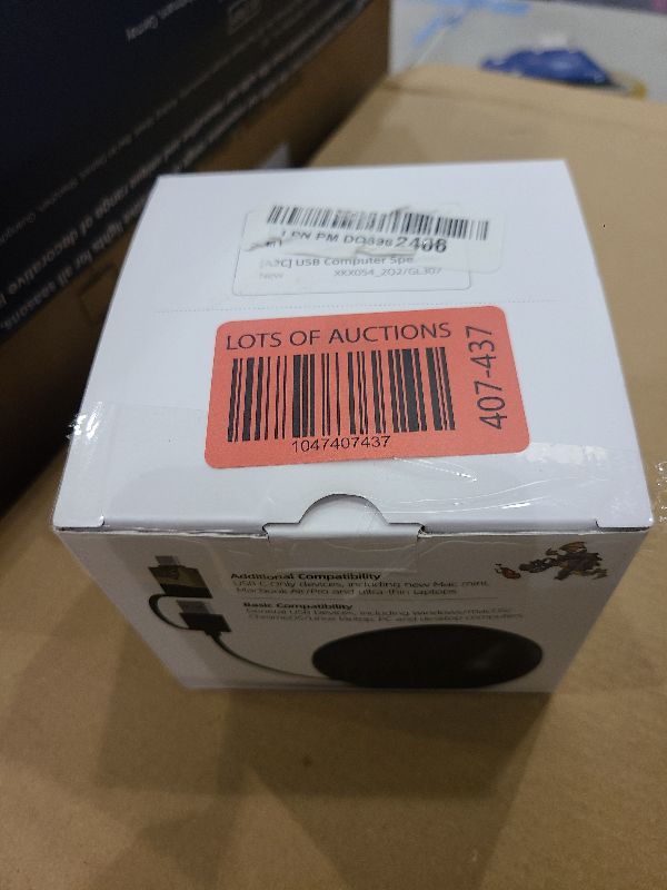 Photo 1 of [Single] Computer Speaker for Desktop PC, USB-Powered, Plug-n-Play, Wired, External Speaker for Laptop, with Crystal-Clear Sound, Loud Volume, Rich Bass, Built-in USB-C Adapter for Full Compatibility